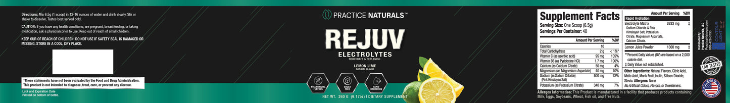 REJUV - Lemon Lime